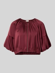 Cropped Jacke aus Satin mit Reißverschluss von VM by Vera Mont - 48