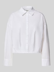 Cropped Langarmbluse mit weitem Kragen von s.Oliver RED LABEL - 34