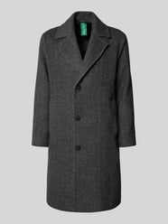 Lange jas van wolmix met steekzakken, model 'RAGNAR' van ANNARR - 2