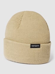 Beanie mit Label-Detail Modell 'Gordan' von Carhartt Work In Progress Beige - 18