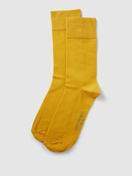 Sokken met labeldetails van Christian Berg Men Geel - 10