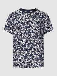 Regular Fit T-Shirt mit Allover-Muster Modell 'FLORAL' von Gant Blau - 19