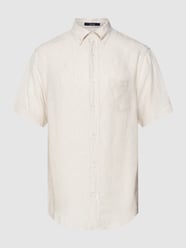 Regular Fit Freizeithemd aus Leinen mit Button-Down-Kragen von Gant Weiß - 32