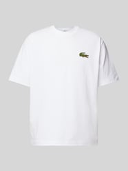 T-Shirt mit Rundhalsausschnitt von Lacoste Weiß - 40