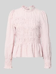 Bluse mit Baumwoll-Anteil Modell 'Possa' von Neo Noir Pink - 39