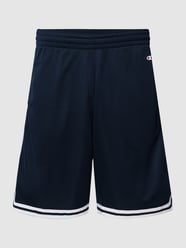 Szorty z detalem z logo od CHAMPION Niebieski - 14