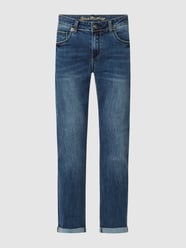 Slim Fit Jeans mit Stretch-Anteil Modell 'Gordan' von Blue Monkey Blau - 31