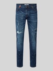 Slim Fit Jeans im 5-Pocket-Design Modell 'JUAN' von 2Y Studios Blau - 4