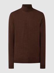 Pullover met col van Fynch-Hatton Bruin - 46