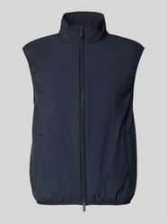 Kamizelka o kroju slim fit w stylu bluzonu model 'HANRY-VEST' od BOSS - 48