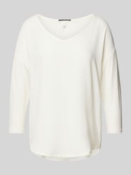 Shirt met 3/4-mouwen en extra brede schouders van QS - 1