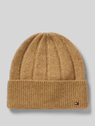 Czapka beanie z dodatkiem wełny i wełny z alpaki od Tommy Hilfiger - 16