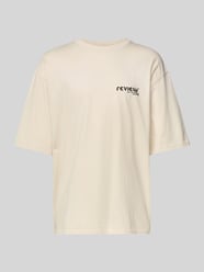 T-shirt z nadrukiem z logo od REVIEW - 24