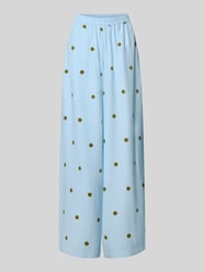 Fließende Hose mit weitem Bein - curated by Mary Braun von Style Icon Collection - 5