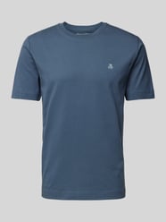 T-Shirt mit Label-Print von Marc O'Polo Blau - 15