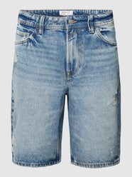 Loose Fit Jeansshorts im Destroyed-Look von Tom Tailor Denim Blau - 37