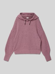 Comfort Fit Hoodie in flauschigem Strick von s.Oliver RED LABEL Lila - 28