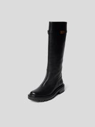 Stiefel mit Label-Applikation von Tory Burch Schwarz - 10
