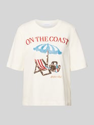 relaxed fit T-shirt met siersteentjes van Rich & Royal - 8