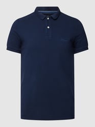 Koszulka polo z wyhaftowanym logo model ‘VINT DESTROY’ od Superdry Niebieski - 22