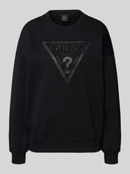 Sweatshirt met ronde hals en labelstitching van GUESS - 46
