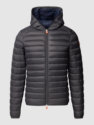 Gewatteerde jack met logodetail, model 'DONALD' van SAVE THE DUCK Grijs - 41