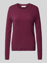 Gebreide pullover van puur kasjmier van Christian Berg Woman Bordeaux - 25