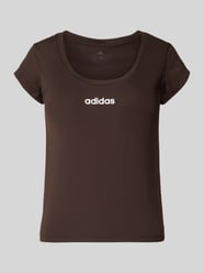Slim Fit Sport T-Shirt mit Label Print von adidas Sportswear - 8