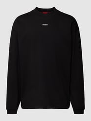 Sweatshirt mit Label-Detail Modell 'Daposo' von HUGO Schwarz - 42