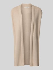 Strickweste aus Viskose-Mix mit offener Front von Christian Berg Woman Beige - 35