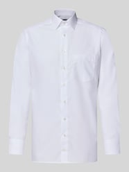 Regular fit vrijetijdsoverhemd met logostitching, model 'New' van OLYMP - 30