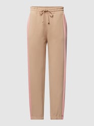 Sweatpants mit elastischen Abschlüssen von Jake*s Casual Beige - 38