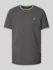 T-shirt met ronde hals van Christian Berg Men Grijs / zwart - 23