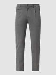 Tapered Fit Bundfaltenhose mit Stretch-Anteil von CK Calvin Klein Grau - 29