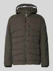 Gewatteerd jack met capuchon van camel active - 15