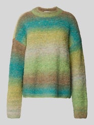 Gebreide pullover met ronde hals van JAKE*S STUDIO WOMAN Groen - 16