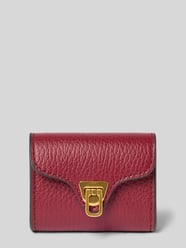 Portemonnee met logoprint, model 'Soft' van Coccinelle Bordeaux - 19