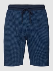 Shorts mit Label-Print von Phil&Co. Blau - 24