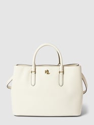 Tote bag met labelapplicatie, model 'MARCY' van Lauren Ralph Lauren Wit - 15