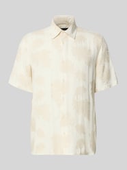 Regular Fit Freizeithemd aus Viskose-Leinen-Mix Modell 'Klampo' von Matinique Beige - 9