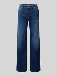 Bootcut Jeans mit Fransen Modell 'TESS' von Cambio Blau - 12