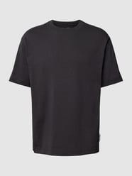 Relaxed Fit T-Shirt aus Baumwolle mit Rundhalsausschnitt von Marc O'Polo Schwarz - 24