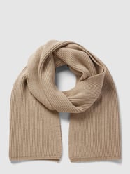 Sjaal met gebreide look, model 'Galine Rachelle' van MOSS COPENHAGEN Beige - 23