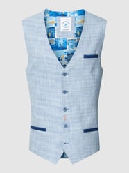 Gilet met all-over motief van A Fish Named Fred Blauw / turquoise - 44