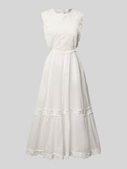Midikleid mit Lochstickerei Modell 'OCEAN' von Mango - 4
