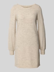 Sukienka z dzianiny o luźnym kroju z dekoltem z łódkę model ‘LEFILE’ od Vero Moda - 32