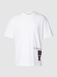 T-Shirt mit Motiv-Print  Modell 'PHOTO SIDE' von CK Calvin Klein Weiß - 21