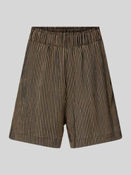 Loose Fit Shorts mit Strukturmuster von Tom Tailor Denim Schwarz - 12