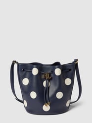 Bucket bag met polkadots, model 'ANDIE' van Lauren Ralph Lauren Blauw / turquoise - 25