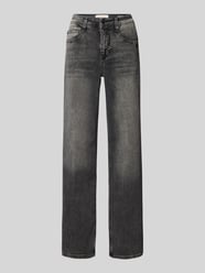 Jeans mit 5-Pocket-Design Modell 'AMELIE' von Gang Grau - 5